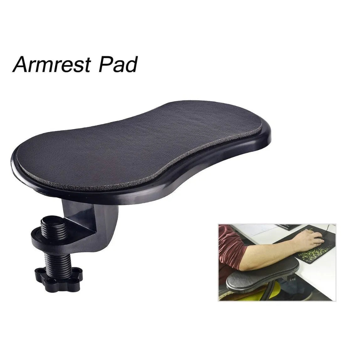 Adjustable Ergonomic Computer Arm Wrist Rest – Attachable Desk Support for Pain-Free Typing & Gaming