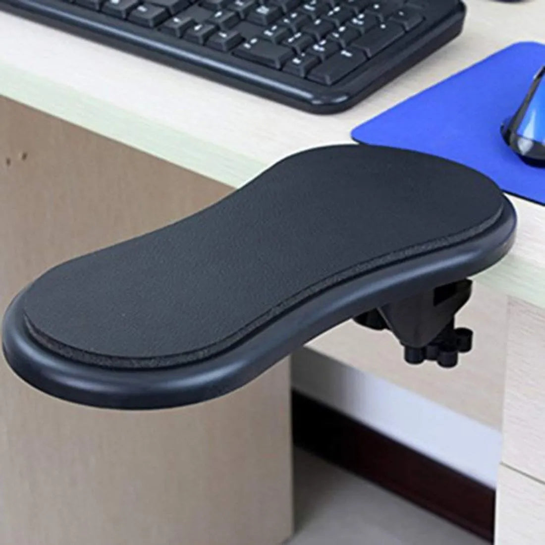 Adjustable Ergonomic Computer Arm Wrist Rest – Attachable Desk Support for Pain-Free Typing & Gaming