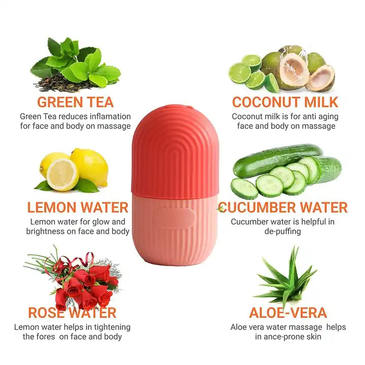 Glow Facial Ice Cube Massage Roller Tool