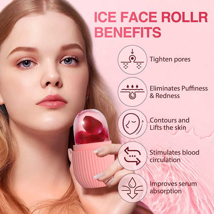 Glow Facial Ice Cube Massage Roller Tool
