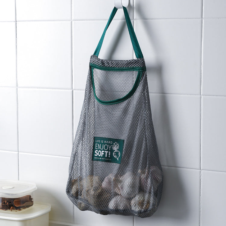 Large-Capacity Wall Hanging Mesh Storage Bag – Perfect for Potatoes & Onions