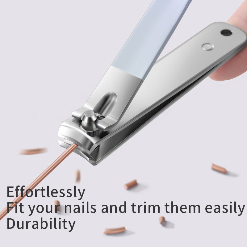 Universal Gradient Nail Care Set – German Precision Clippers, Scissors & Nail File (4-Piece)