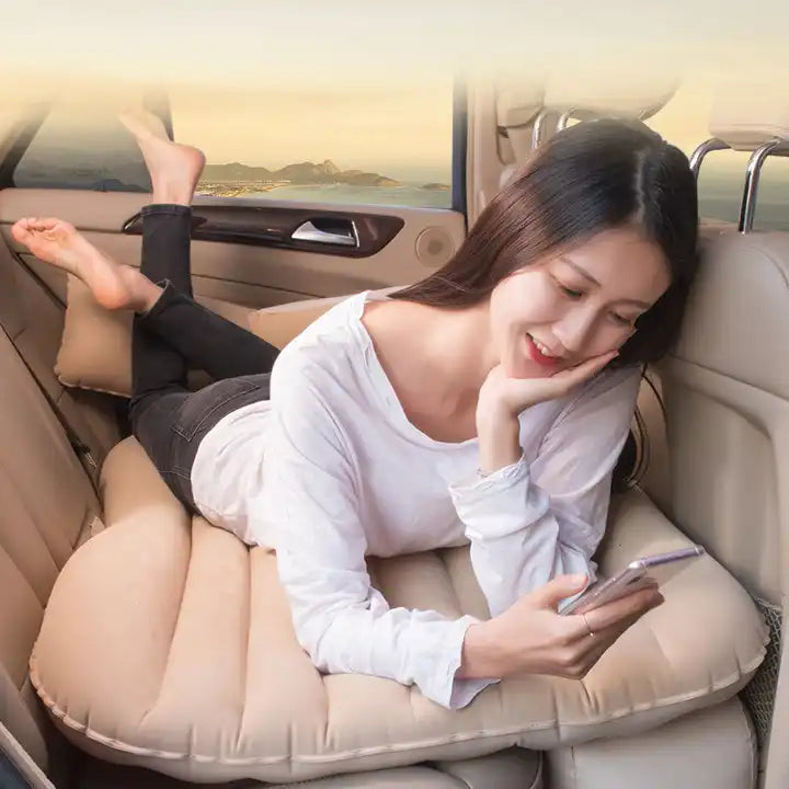 Inflatable Car Bed (Airpump Free)