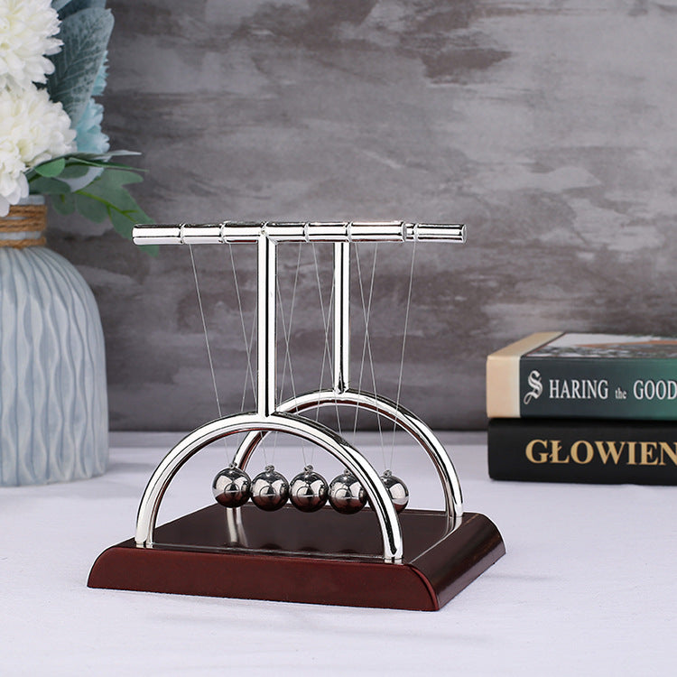 Scientific Balance Cradle Antique – Elegant Office Decor & Physics Demonstration