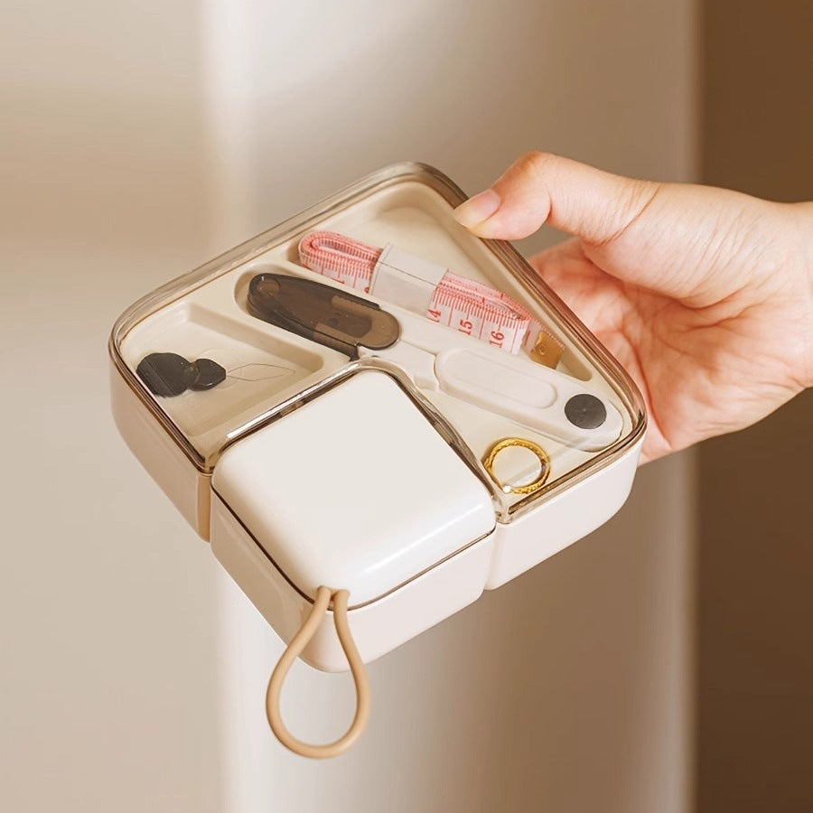 Portable Sewing Kit with Needle & Thread – Elegant & Practical Storage Solution