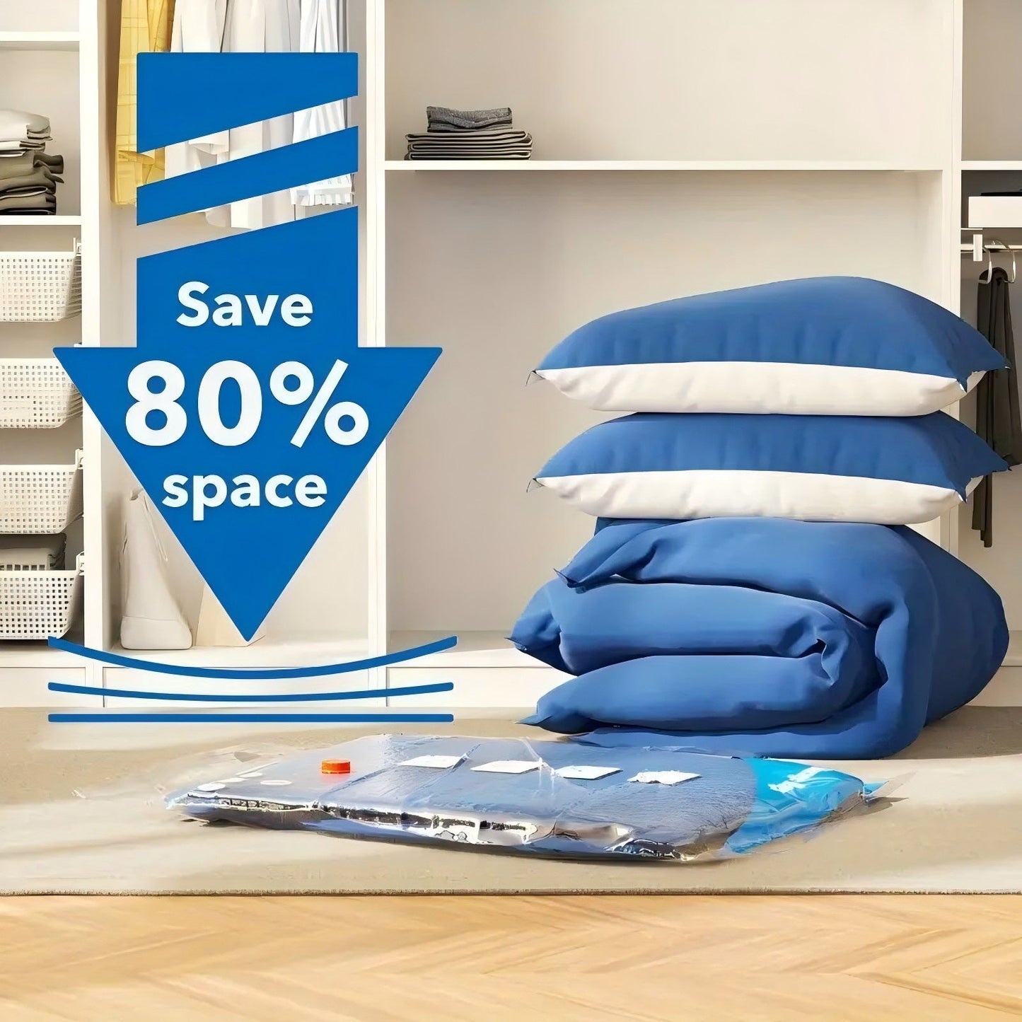 Vacuum Storage Organizer Bags – Durable, Leak-Proof Bags for Clothes & Quilt Storage