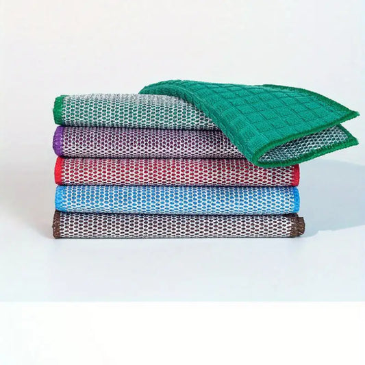 Ultra-Absorbent Microfiber Dish Cloths - Double-Sided, Durable, Scratch-Free