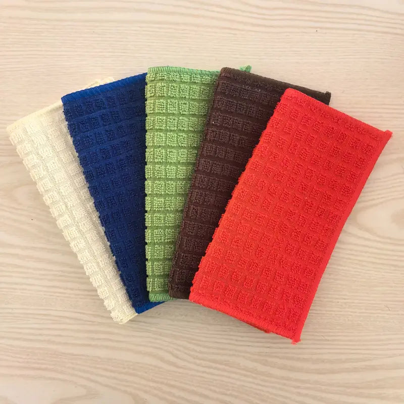 Ultra-Absorbent Microfiber Dish Cloths - Double-Sided, Durable, Scratch-Free