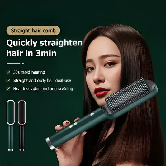 Ionic Hair Straightener Comb Brush