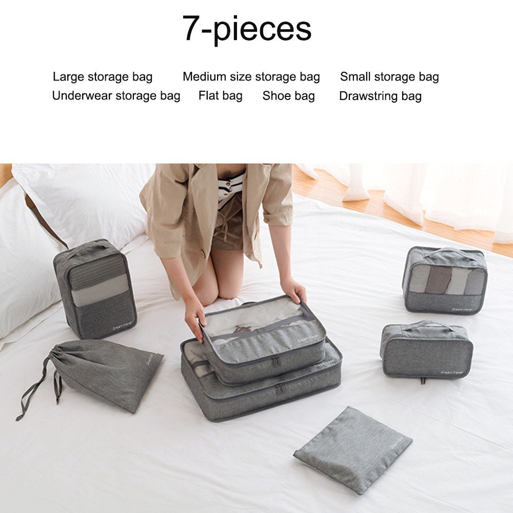 7-Piece Travel Storage Bags Set