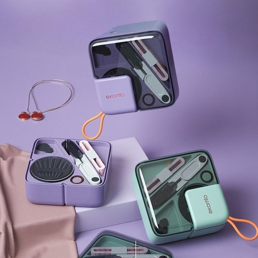 Portable Sewing Kit with Needle & Thread – Elegant & Practical Storage Solution