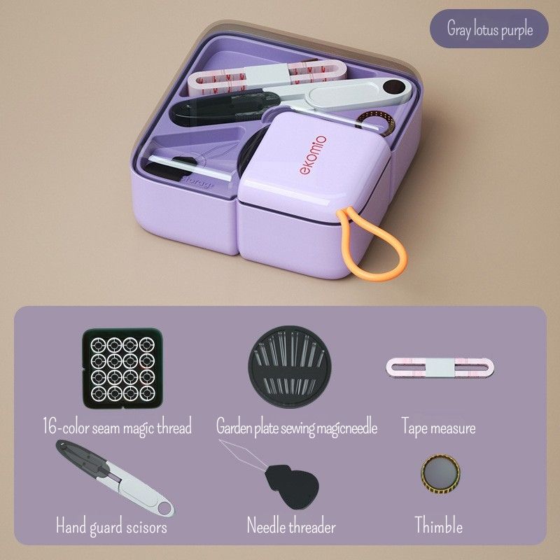 Portable Sewing Kit with Needle & Thread – Elegant & Practical Storage Solution