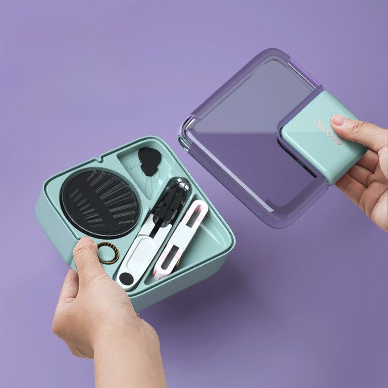 Portable Sewing Kit with Needle & Thread – Elegant & Practical Storage Solution