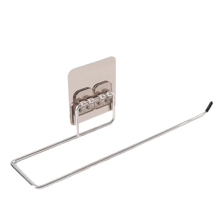 Stainless Steel Tissue Holder – Self-Adhesive Rack for Bathroom & Kitchen