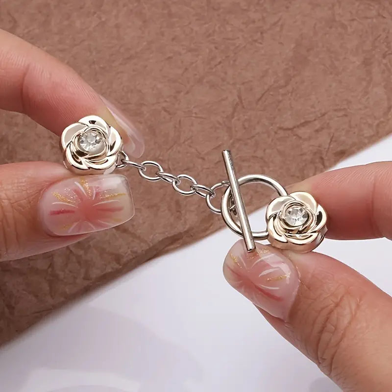 Clip-On Brooch Buttons