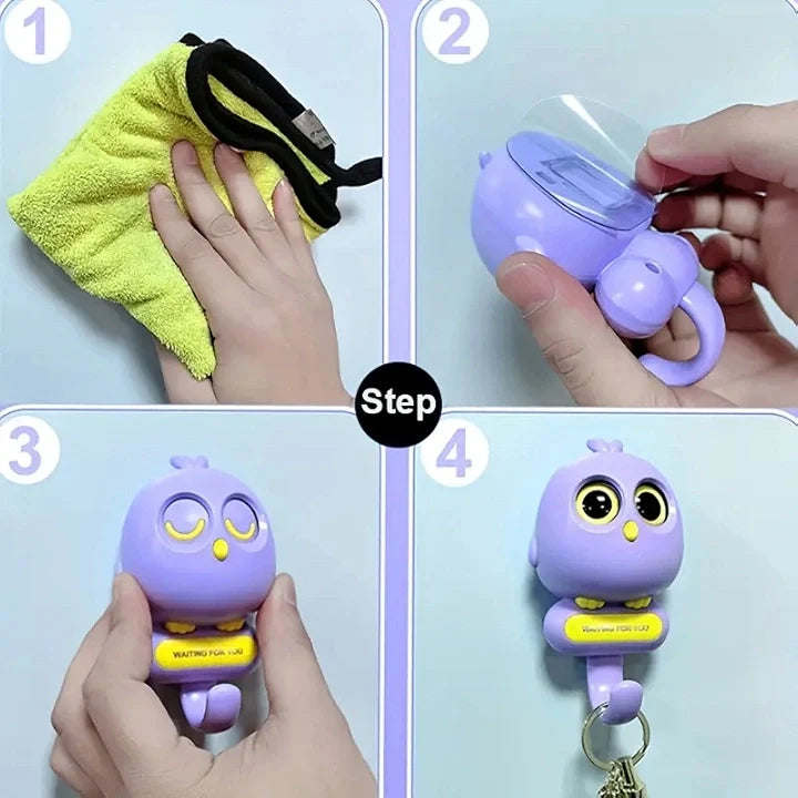 Bird Hook Adhesive Holder – Space-Saving Wall Hooks