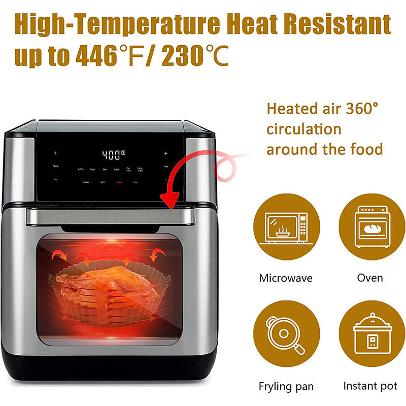 Eco-Friendly Airfryer Silicone Basket - Pack of 4