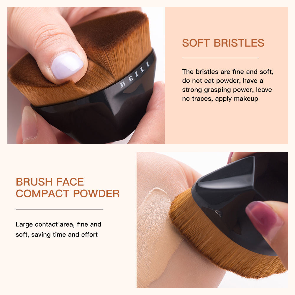 Professional High-Density Foundation Makeup Brush