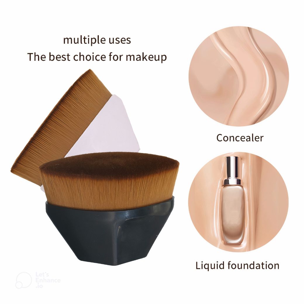 Professional High-Density Foundation Makeup Brush