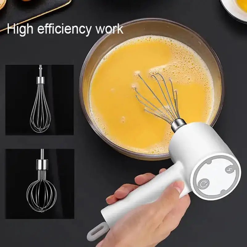 Kitchen Handheld Frother & Garlic Chopper Masher 2-in-1
