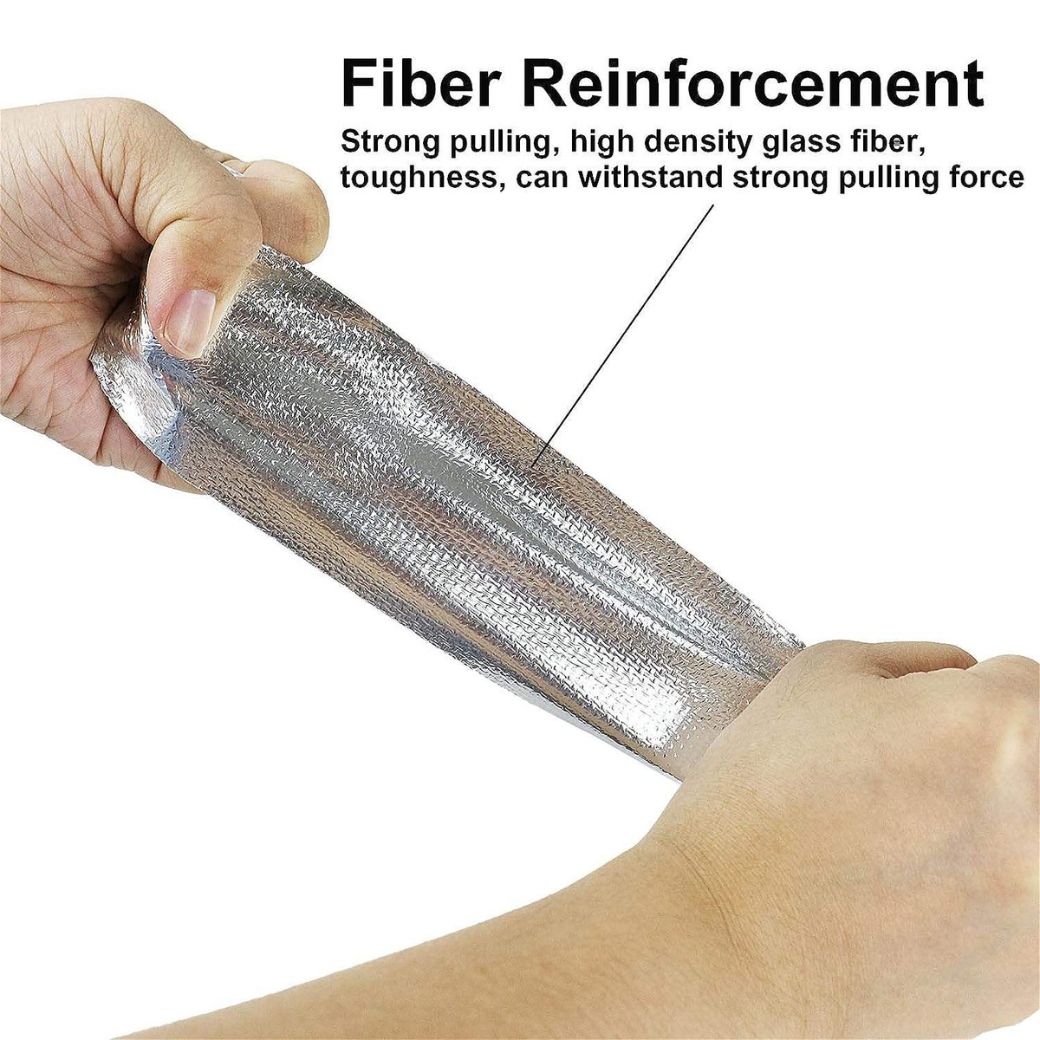 Aluminum Foil Flashing Butyl Rubber Waterproof Tape (2 inch * 5 meter)