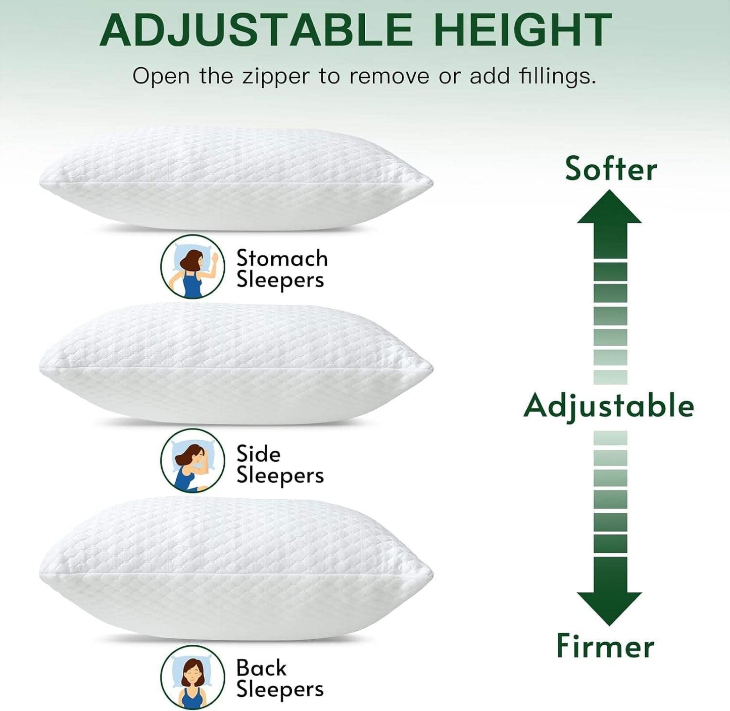 Extra-Large Memory Foam Pillow for Support and Relaxation