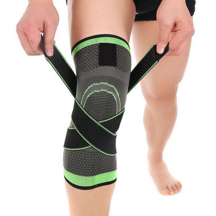 Knee Compression Sleeve with Strap for Pain Relief & Support