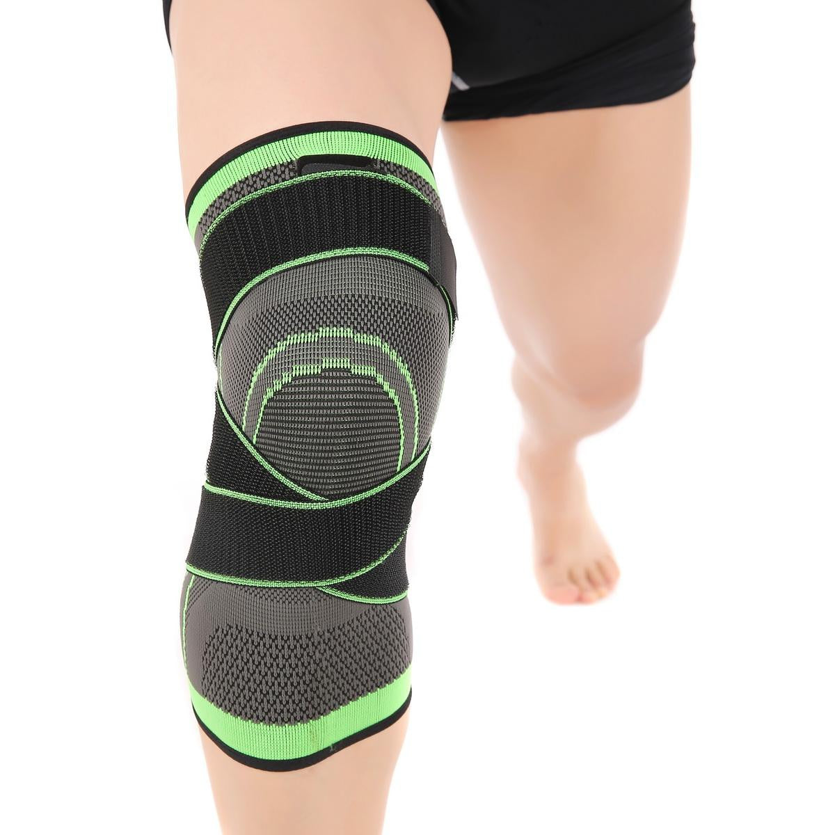 Knee Compression Sleeve with Strap for Pain Relief & Support