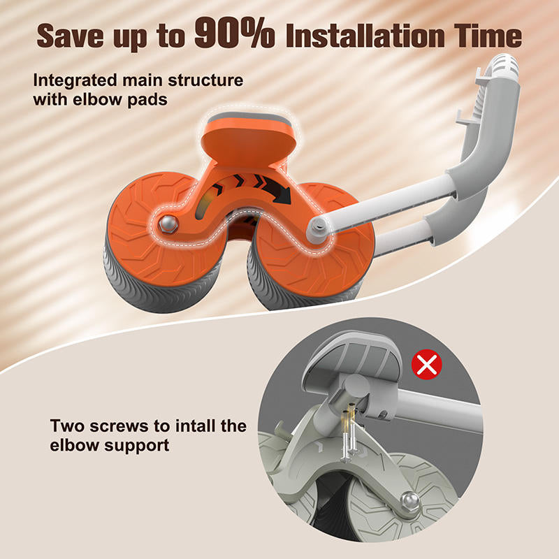 Ab Wheel Roller for Core Strength & Abdominal Training