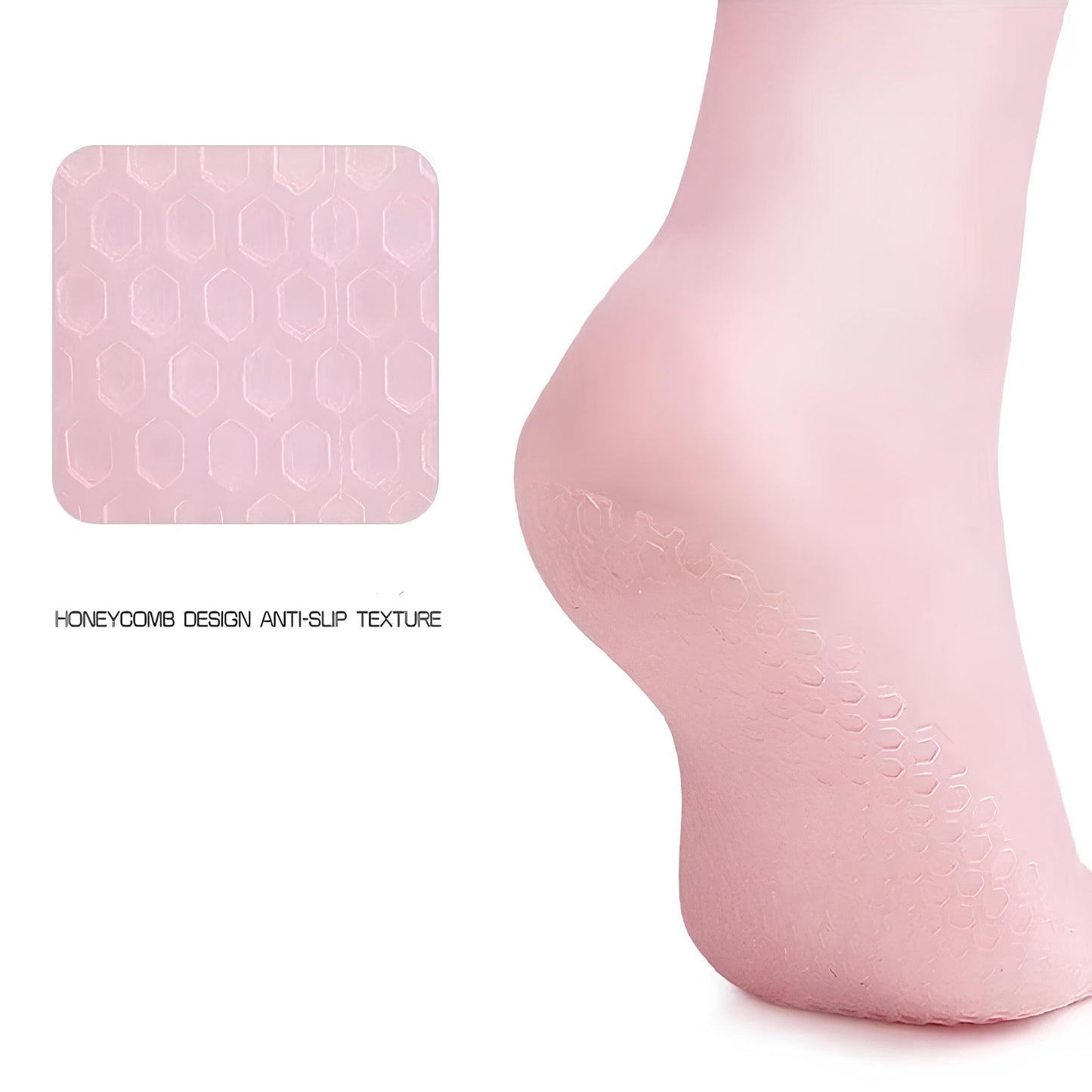 Elastic Moisturizing Foot Socks – Hydrating Silicone SEBS Spa Socks