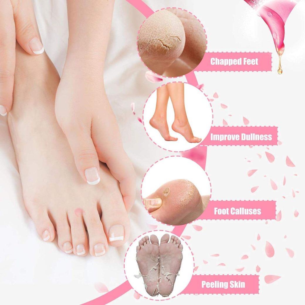 Spa Gel Socks – Moisturizing Silicone Gel Socks for Dry Cracked Feet