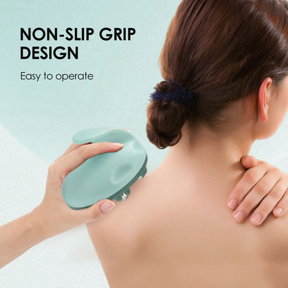 Seven-Wheel Ball Massager – 360° Rotatable Pain Relief Roller