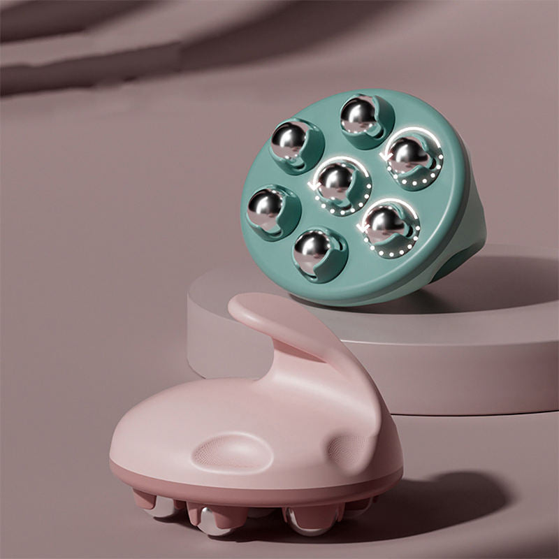 Seven-Wheel Ball Massager – 360° Rotatable Pain Relief Roller