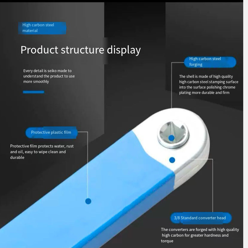Offset Extension Wrench – Durable 15-Inch Impact Ready Wrench for Tight Spaces