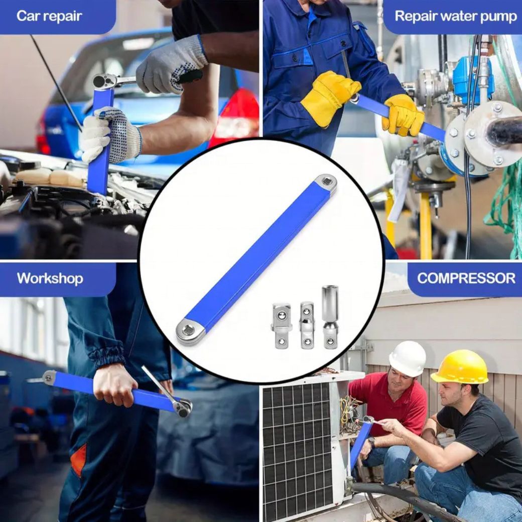 Offset Extension Wrench – Durable 15-Inch Impact Ready Wrench for Tight Spaces