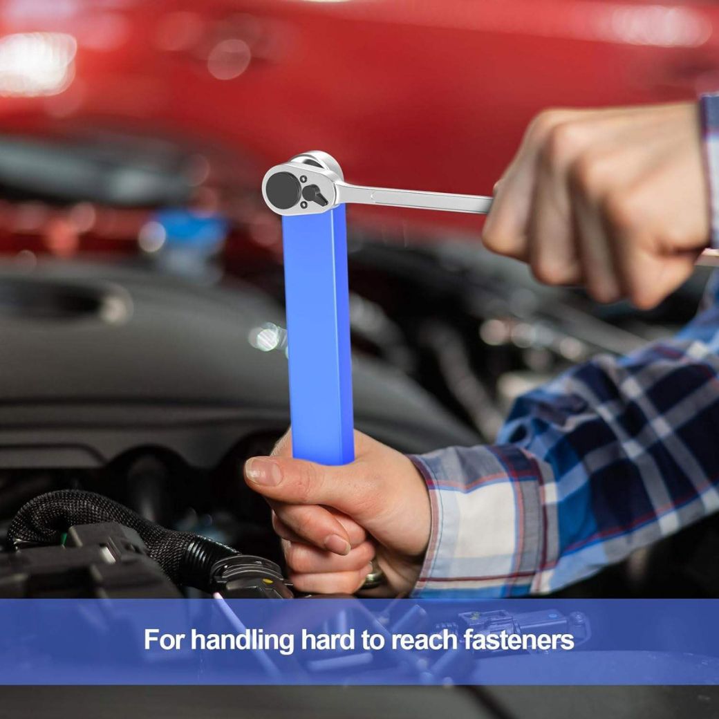 Offset Extension Wrench – Durable 15-Inch Impact Ready Wrench for Tight Spaces