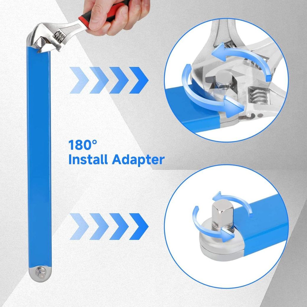 Offset Extension Wrench – Durable 15-Inch Impact Ready Wrench for Tight Spaces