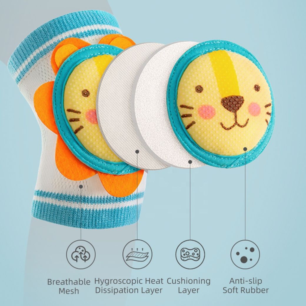 Baby Knee Pads For Anti-Slip  – Soft & Comfortable Knee Protection for Crawling Infants