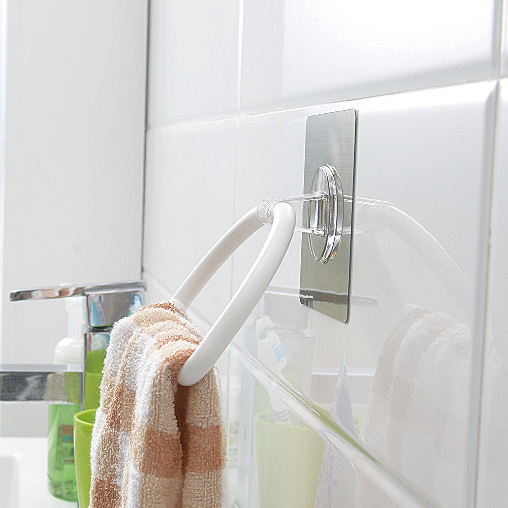 Wall-Mounted Towel Hanging Ring with Modern Design