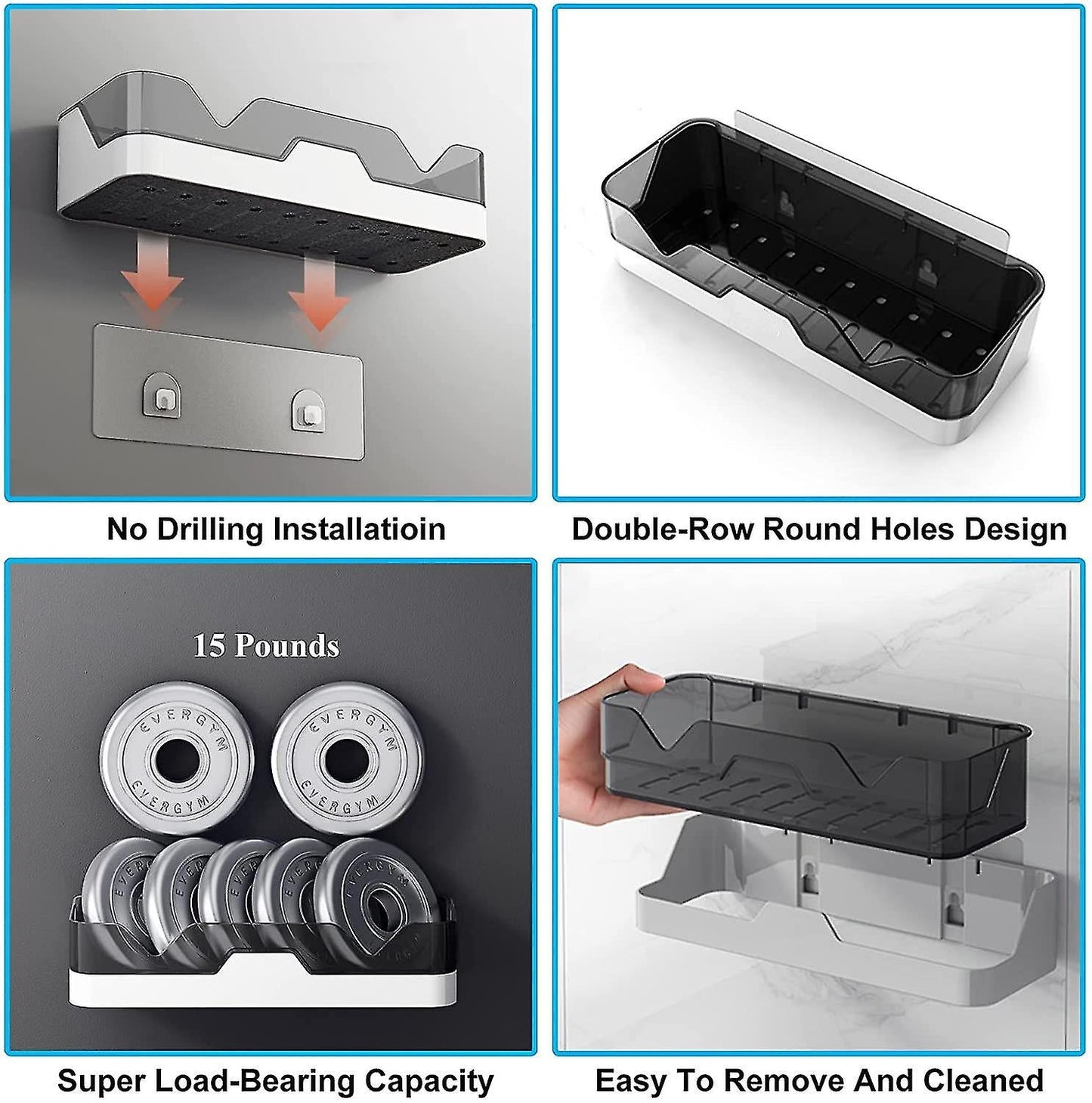 Space-Saving Plastic Rack
