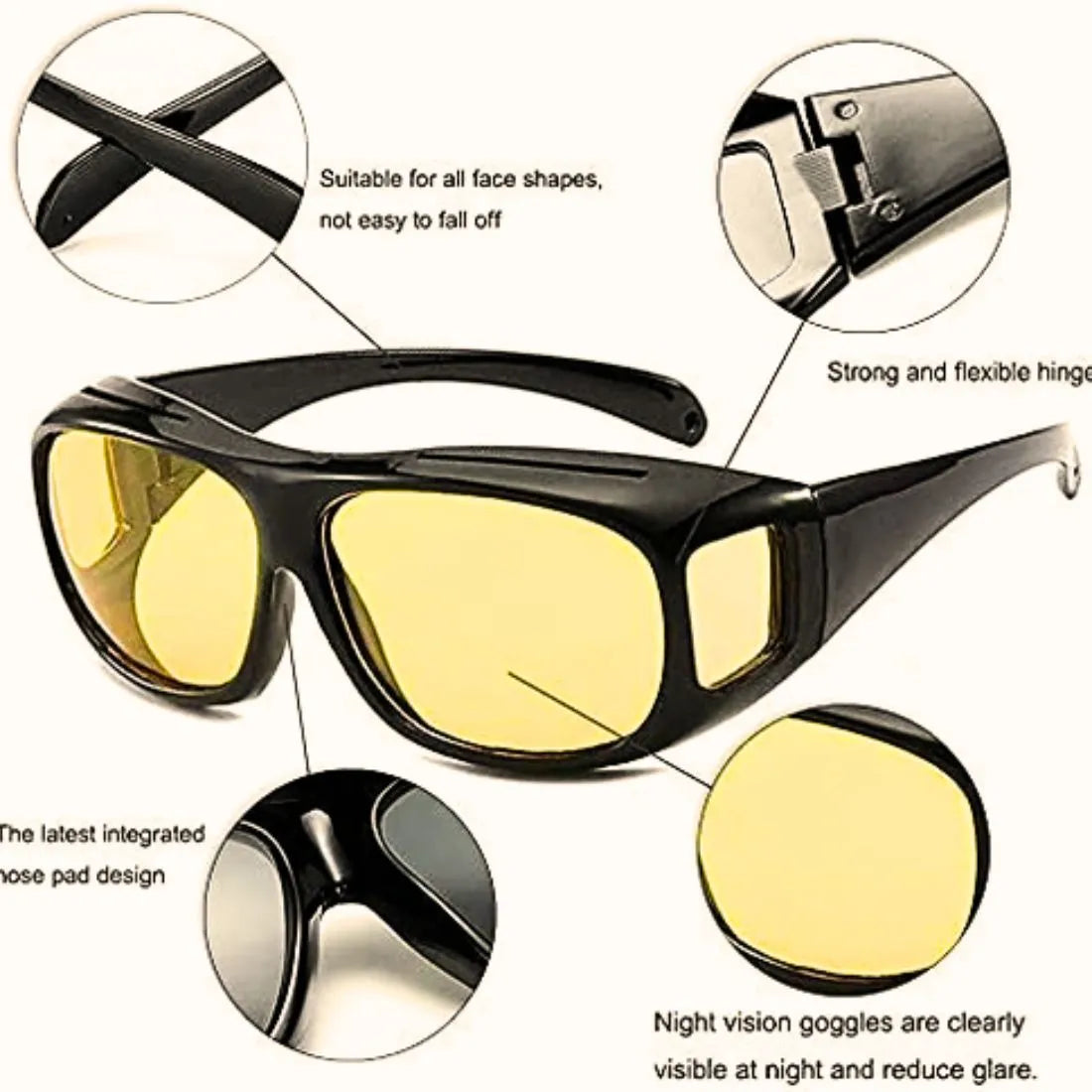 ProVision Anti Reflective Glasses( Day & Night Vision)