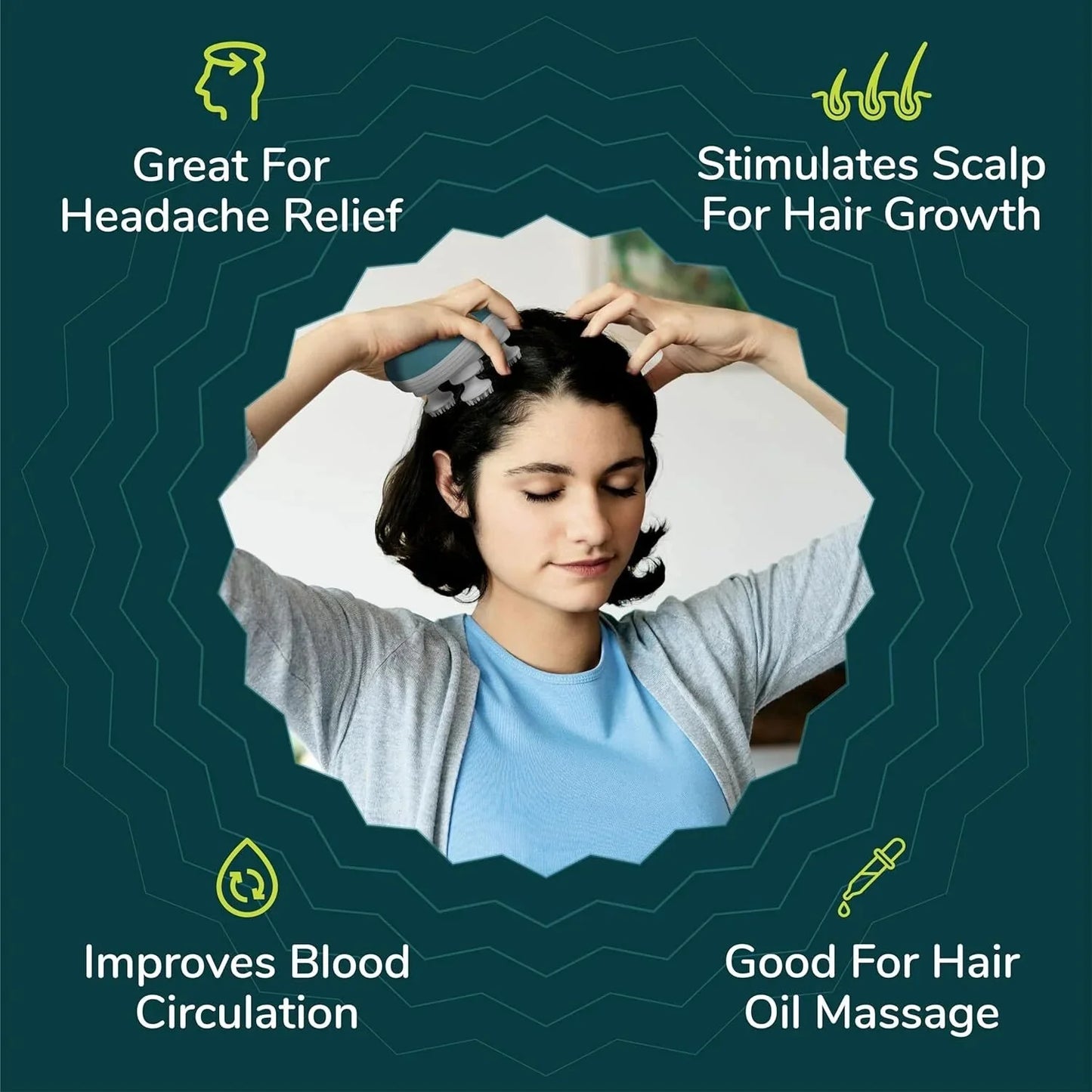 Hemisphere Scalp Massager | Get Instant Relaxation in Minutes