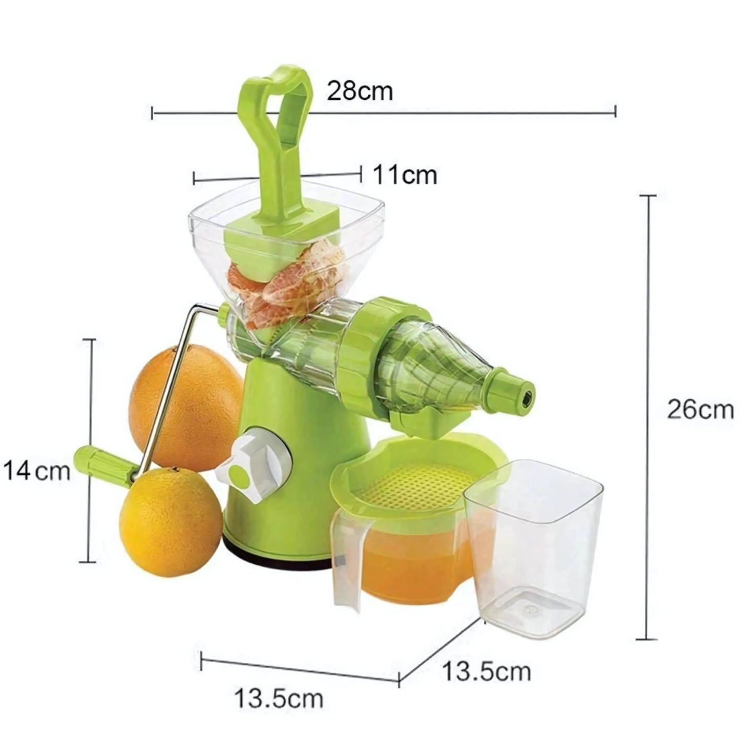 Manual Fruit & Vegetable Hand Juicer – Easy & Efficient Juicer for Fresh, Healthy Drinks