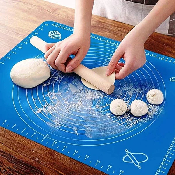 Perfect Roti Combo - Silicone Roti Mat & Stainless Steel Atta Dough Maker
