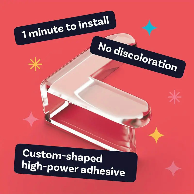 Clear Corner Protectors - Safety Bumpers for Sharp Edges