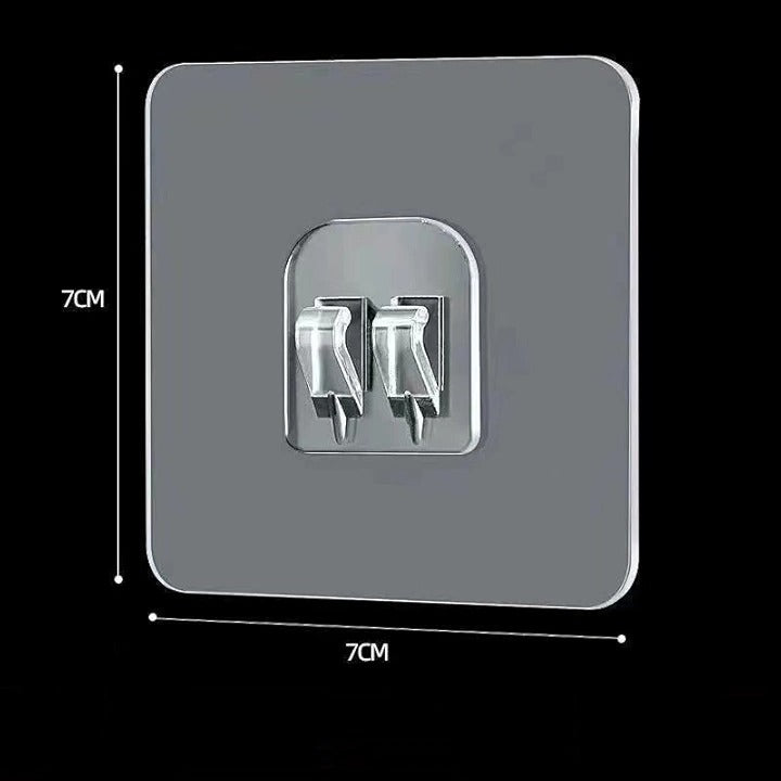 Adhesive Wall Hooks – Multi-Surface Heavy Duty Hooks for Shelves & Hanging (Pack of 5)