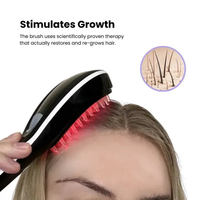 Rechargeable LED Comb For Hair Therapy & Growth
