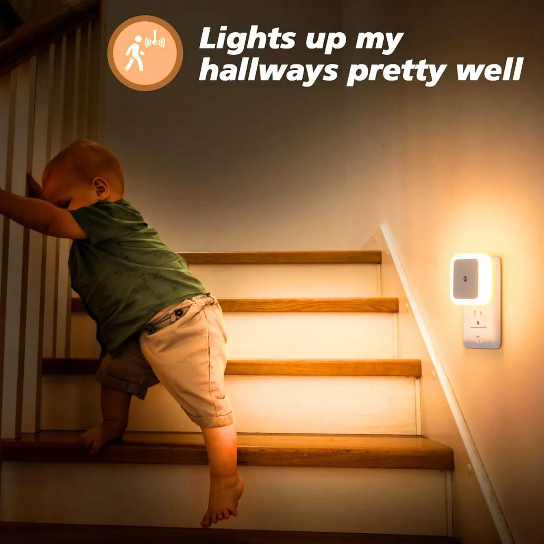 Smart Sensor Night Light Bulb – Auto On/Off | Energy-Saving LED Night Lamp for Home