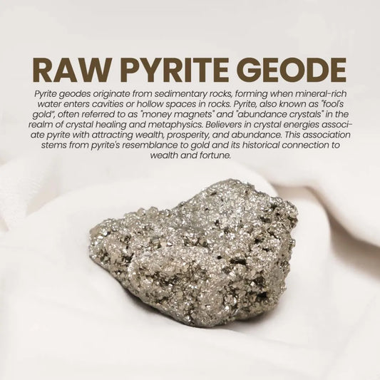 Raw Pyrite Stone – Natural Energy Crystal for Prosperity, Protection & Positive Vibes