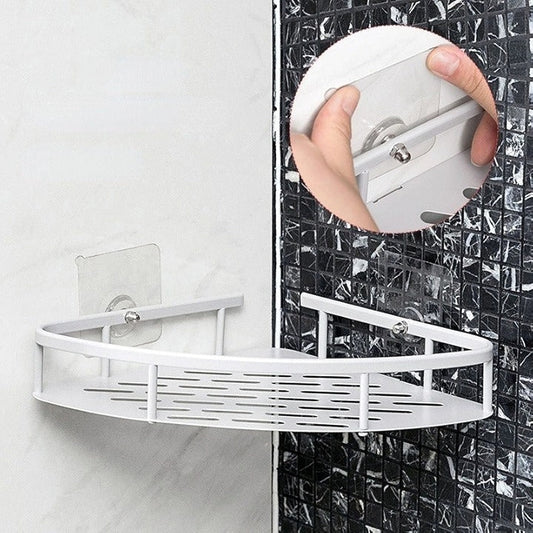 Strong Adhesive Wall Hooks – Poster, Shelf, Cabinet & Bathroom Hook Hangers (Pack of 5)